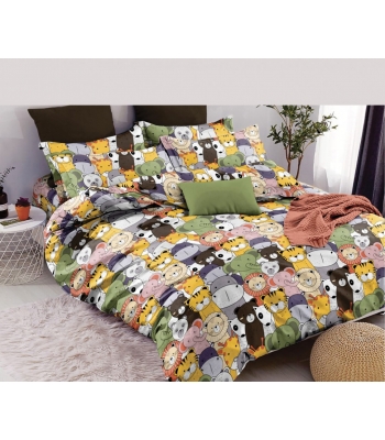 Детский комплект постельного белья Le Confort «Дикие звери» 150x220 (0205)