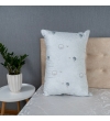 Подушка Arda Cotton 50х70, сіра з малюнком (Cotton57)