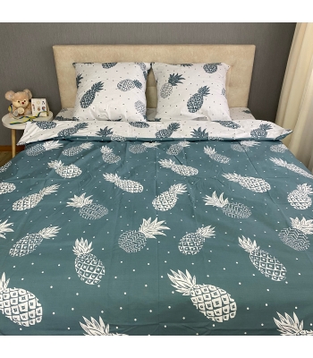 Комплект постельного белья Le Confort «Ананасы» 200x220 Бязь (096-3)