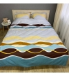 Комплект постельного белья Le Confort «Бирюзовые волны» 150x220 Бязь (0108-1)
