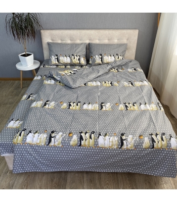 Комплект постельного белья Le Confort «Пингвины» 150x220 Бязь (0223-1)
