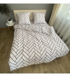 Комплект постільної білизни Le Confort «Паркет Білий» 150x220 Бязь (0227-1)