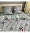 Комплект постельного белья Le Confort «Звезды на сером» 180x220 Бязь (0110-2)