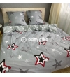 Комплект постельного белья Le Confort «Звезды на сером» 180x220 Бязь (0110-2)
