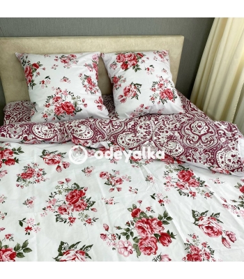 Комплект постельного белья Le Confort «Вилла Роза» 180x220 Бязь (0165-2)