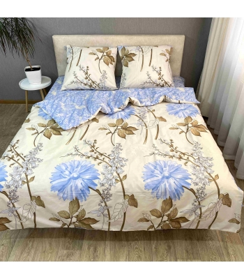 Комплект постельного белья Le Confort «Георгины» 200x220 Бязь (0198-3)