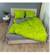 Комплект постельного белья Le Confort «Салатово-серый» 150x220 Бязь (014-1)