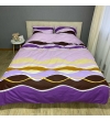 Комплект постельного белья Le Confort «Фиолетовые волны» 180x220 Бязь (0109-2)
