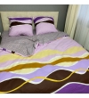 Комплект постельного белья Le Confort «Фиолетовые волны» 150x220 Бязь (0109-1)