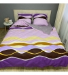 Комплект постельного белья Le Confort «Фиолетовые волны» 150x220 Бязь (0109-1)