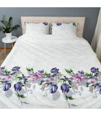 Комплект постельного белья Le Confort «Цветы весны» 180x220 Бязь (040-2)