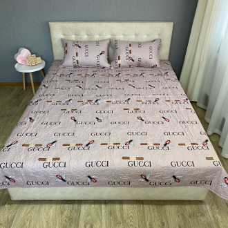 Покрывало микрофибра "Gucci" + 2 наволочки