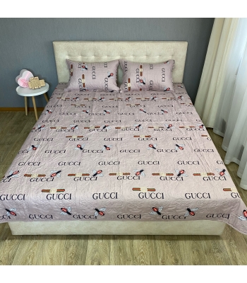 Покрывало микрофибра "Gucci" + 2 наволочки 190х220 см   Gucci190220