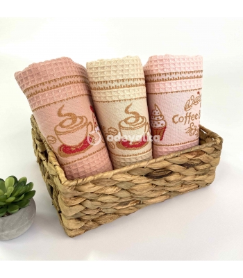 Кухонные полотенца Кофе и кекс 35х75 см (BV88-901-3)