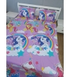 Дитячий комплект постільної білизни Le Confort «Little Pony» 150x220 Бязь (0120)