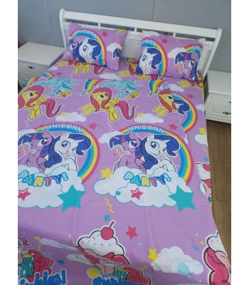 Дитячий комплект постільної білизни Le Confort «Little Pony» 150x220 Бязь (0120)