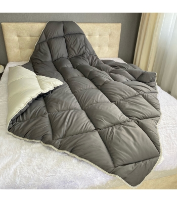 Ковдра ТЕП «Alaska» microfiber 180х205 сіра (8-02552)