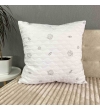 Подушка ТЕП Dream Collection «Cotton» 70х70, серая с рисунком (3-00428)