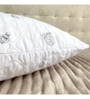 Подушка ТЕП Dream Collection «Cotton» 70х70, серая с рисунком (3-00428)